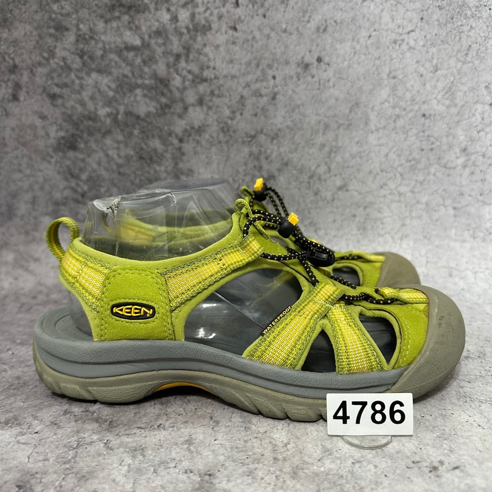 KEEN Venice H2 Sandals Womens 8 Green Hiking Outdoor Waterproof Sport Shoes